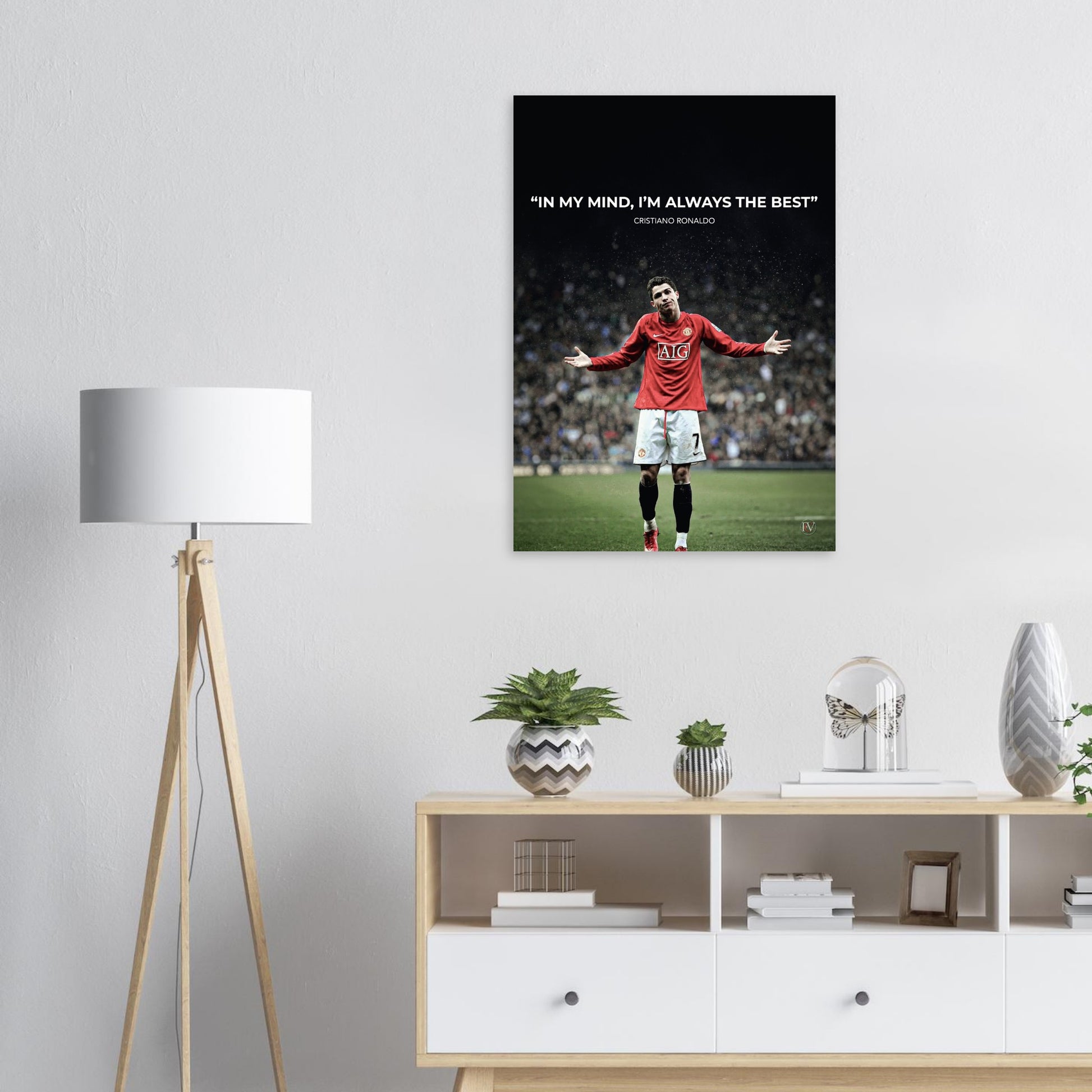 Cristiano Ronaldo at his current and former clubs Poster for Sale by  sonchezzz